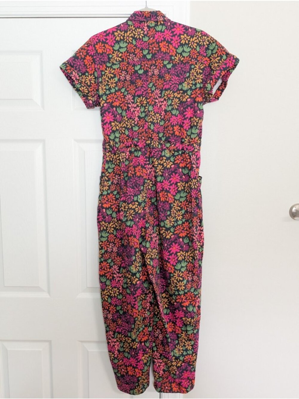 Mixed By Nasrin Hazy Daisy Classic Jumpsuit Full Zip Size L Maximalists - Picture 5 of 9